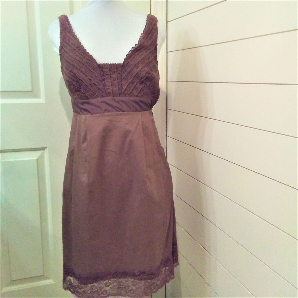 Anthropologie Dress Moulinette Soeurs Cotton & Lace‎ Size 4